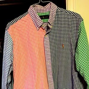 XL multicolored Ralph, Lauren polo shirt